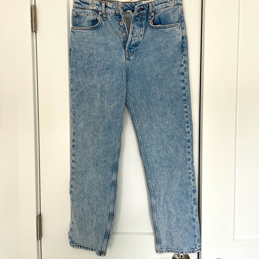Rag & bone maya high-rise straight leg jeans size 26